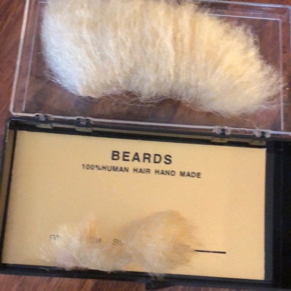 Real Human Hair Beard and Mustache Kit - Picture 1 of 9
